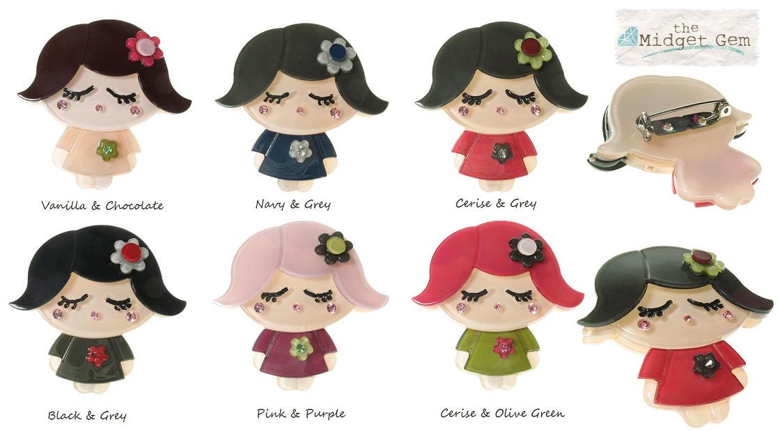BIG BABY Cutie Girl  Brooch/Pin