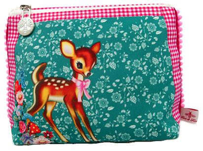 Happy Deer Make-Up Case - Five & Five Vintage