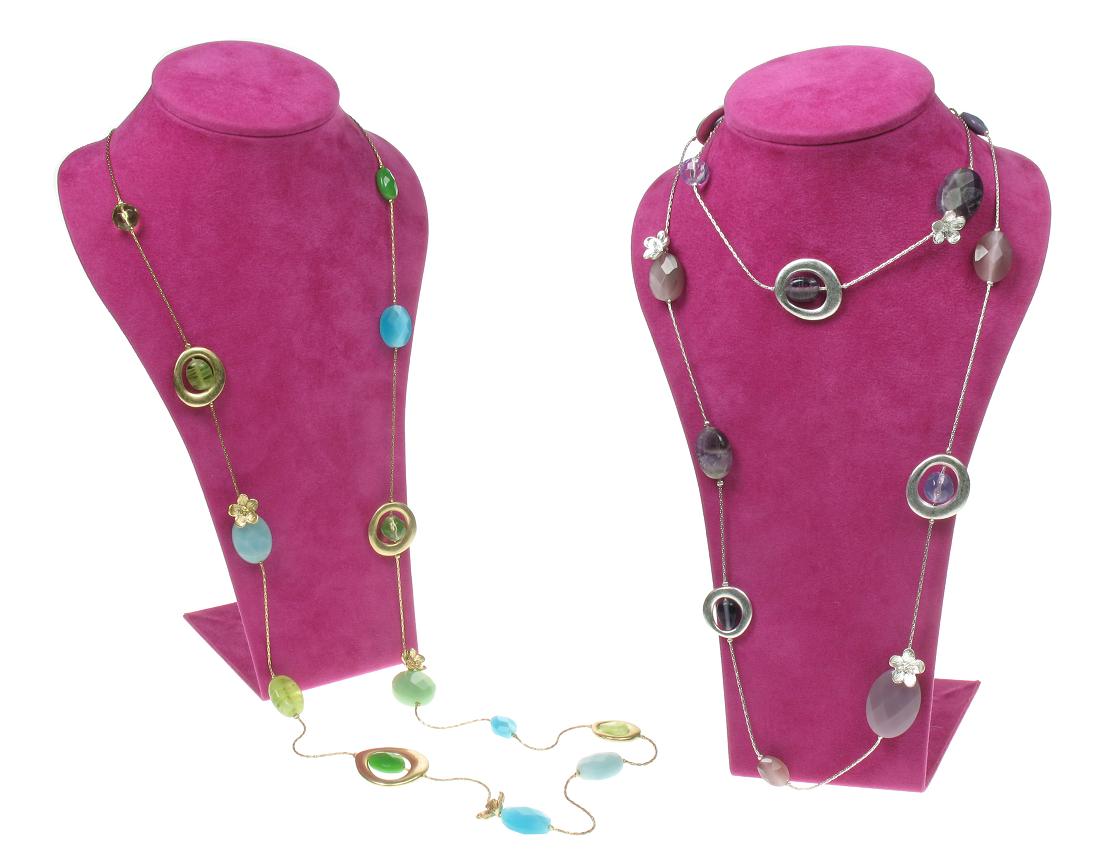 Bohm Graceful Geometrics Long length Necklace