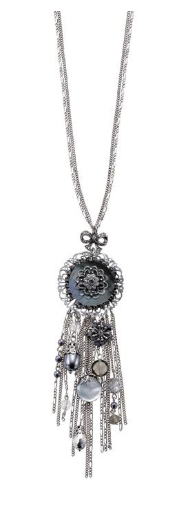 Bohm Victorian Ritz Cascade Pendant Long Necklace