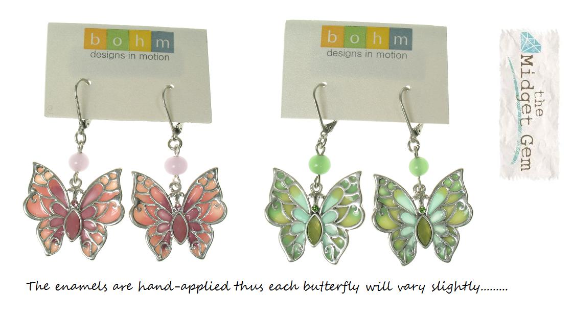 The Bohm Picturesque Butterfly Earrings