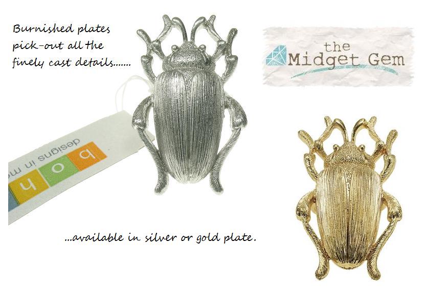 The Bohm Paradise Adjustable Beetle Ring