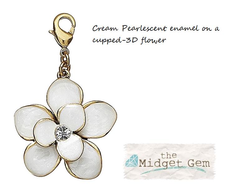 Pilgrim Charm Essence Flower - Cream/Gold