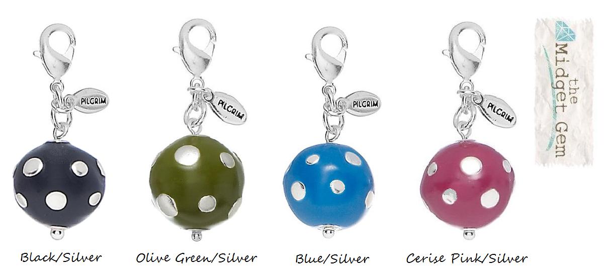 Pilgrim Charm - Polka Dot Ball