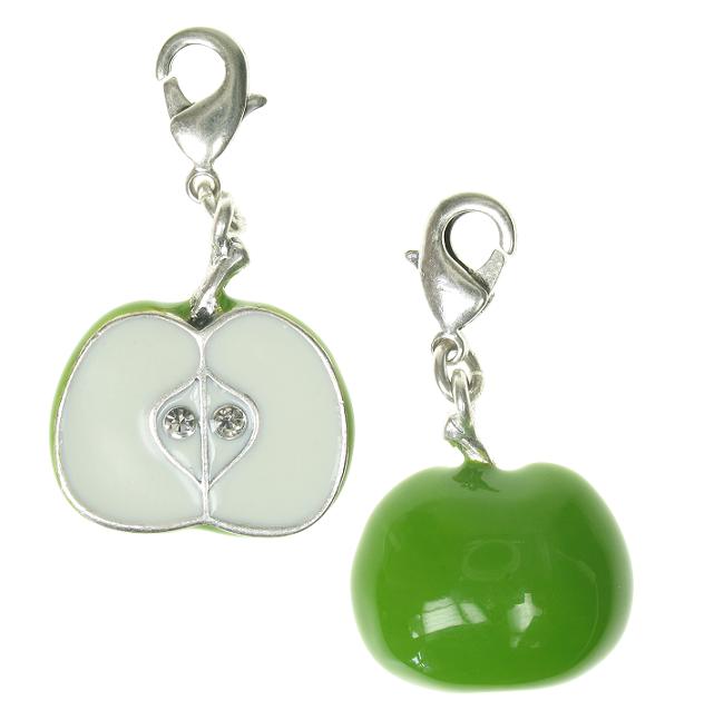 A & C 'Fruit Basket' Half An Apple Charm