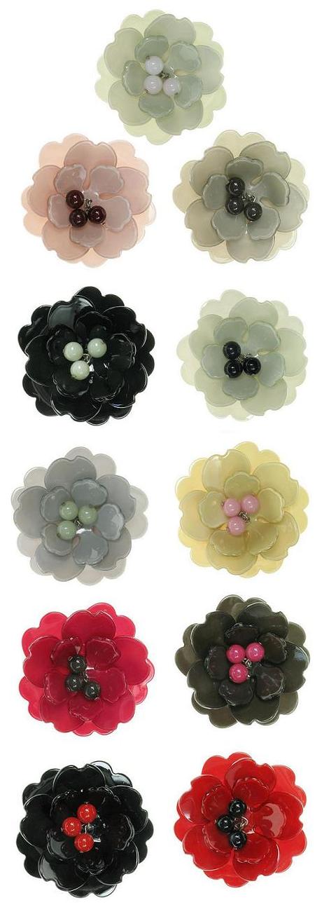 BIG BABY Beautiful Peony Flower Brooch/Pin