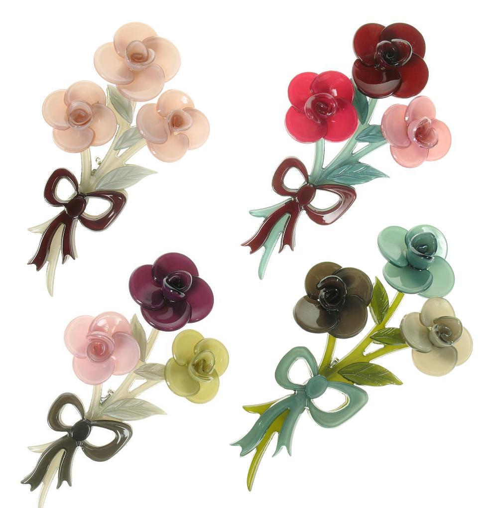 BIG BABY Posey Of Roses Brooch/Pin