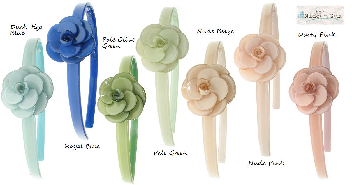 BIG BABY Slim Rose Hair/Head Band Colour Set 1