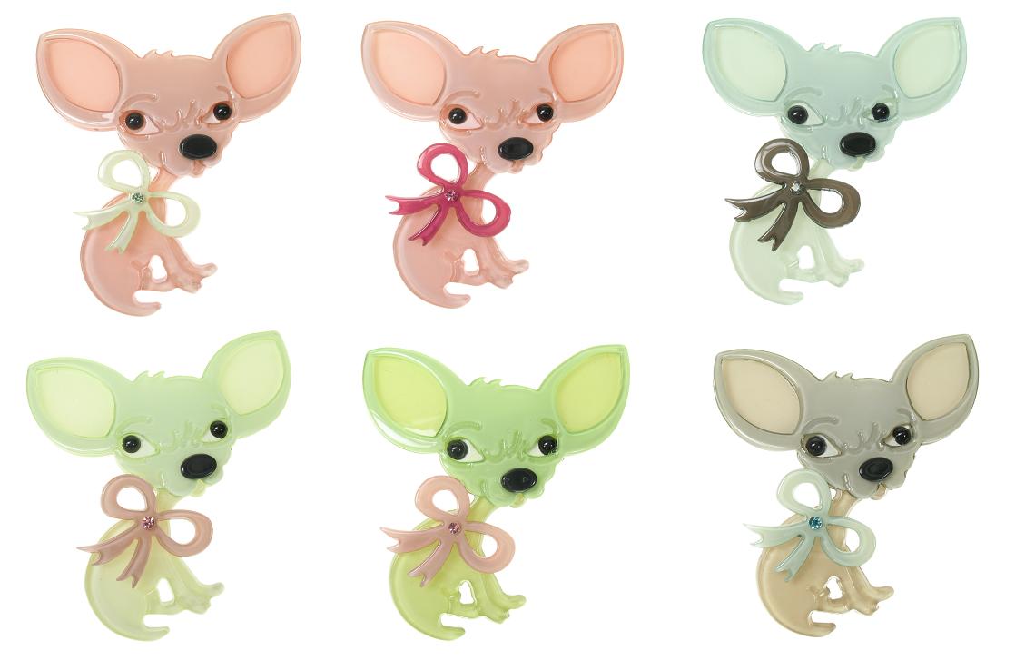 BIG BABY Small Chihuahua Chiwawa Dog Brooch/Pin