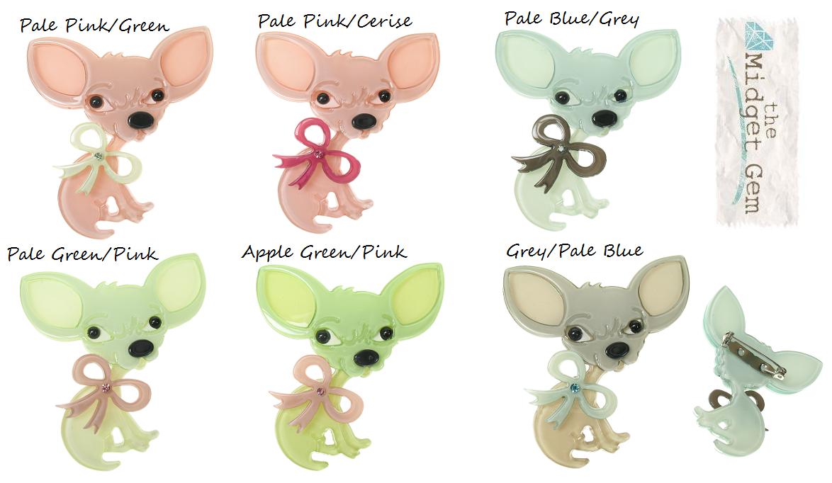 BIG BABY Small Chihuahua Chiwawa Dog Brooch/Pin