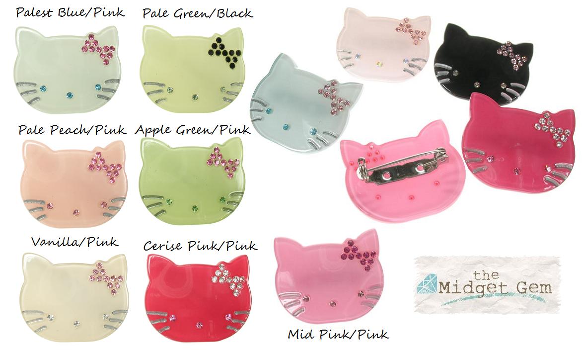 BIG BABY Kitty Cat Brooch/Pin
