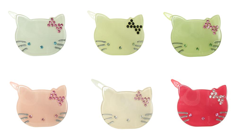 BIG BABY Kitty Cat Hair Slide/Clip