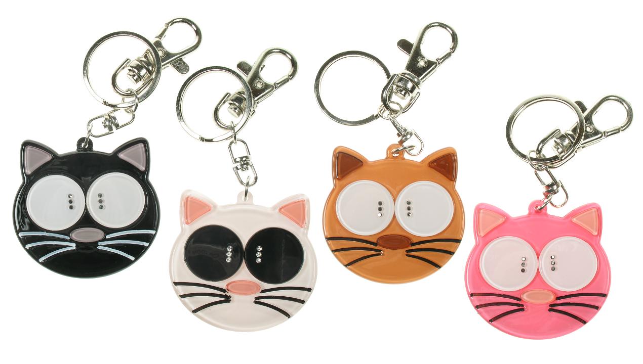 BIG BABY Big Eyed Cat Keyring/ Bag Charm