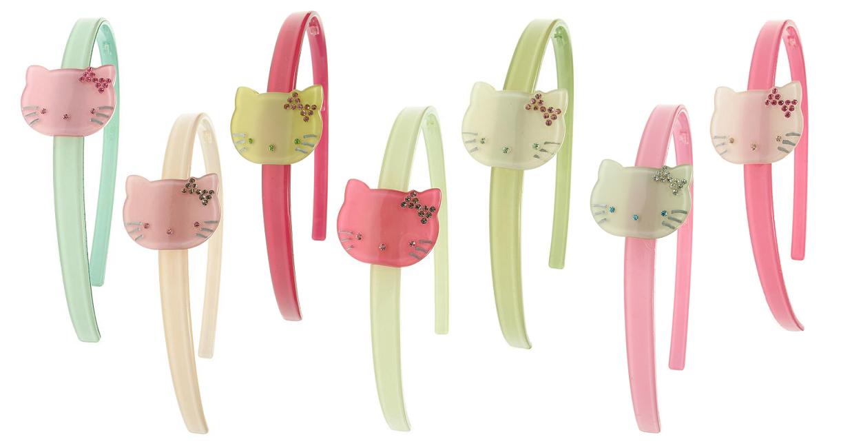 BIG BABY Kitty Cat Hair/Head Band Colour Set 2
