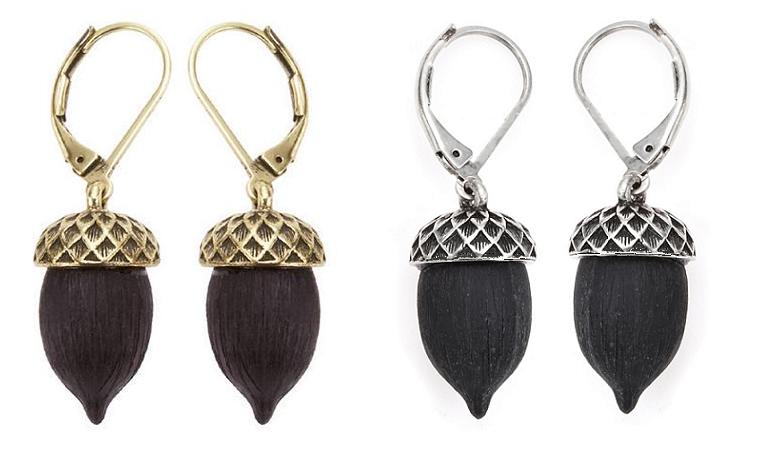 Bohm Autumn Woodland Acorn Earrings