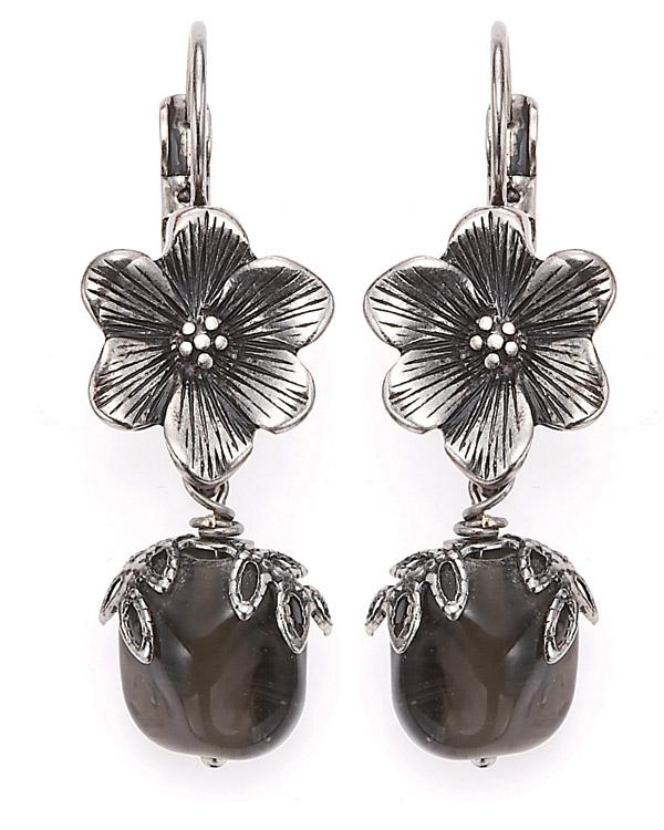 The Bohm Autumn Leaves Flower Drop Earrings