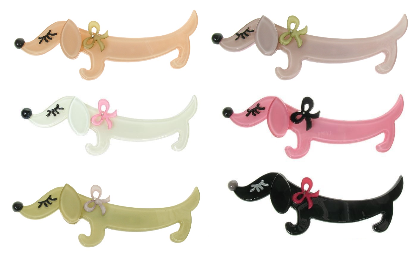 BIG BABY Sausage Dachshund Dog Brooch/Pin
