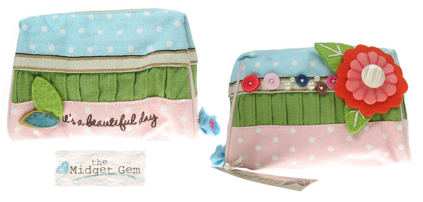 Beautiful Day Flower Pastels Make-Up Bag