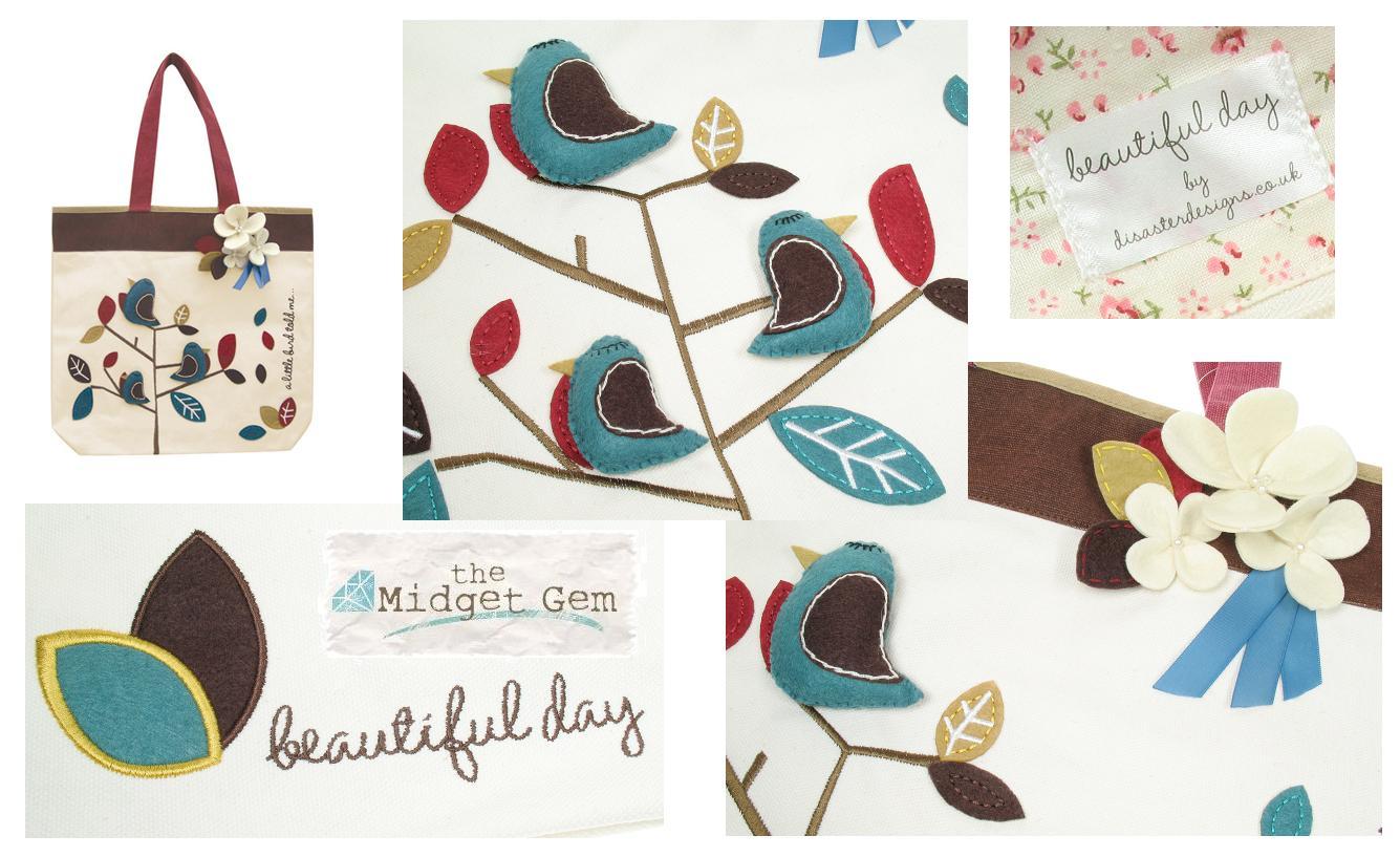 Beautiful Day Birdy Shopper Shopping Bag