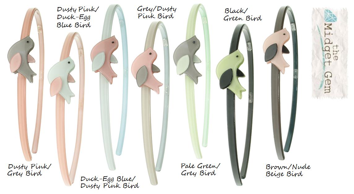 BIG BABY Bird & Flower Hair Band