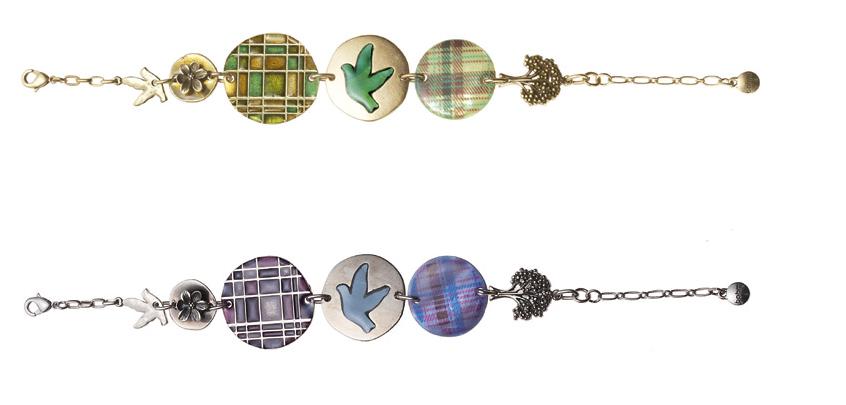 Bohm All That Plaid Adjustable Bracelet