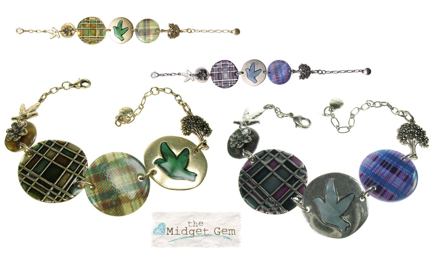 Bohm All That Plaid Adjustable Bracelet