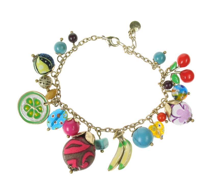 The Bohm Fruity Fruit Adjustable Charm Bracelet