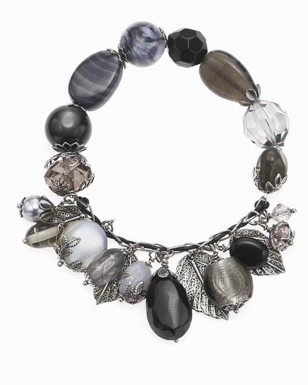 The Bohm Autumn Leaves Stretch Charm Bracelet
