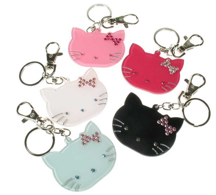 BIG BABY Kitty Cat Keyring/ Bag Charm Colours 1