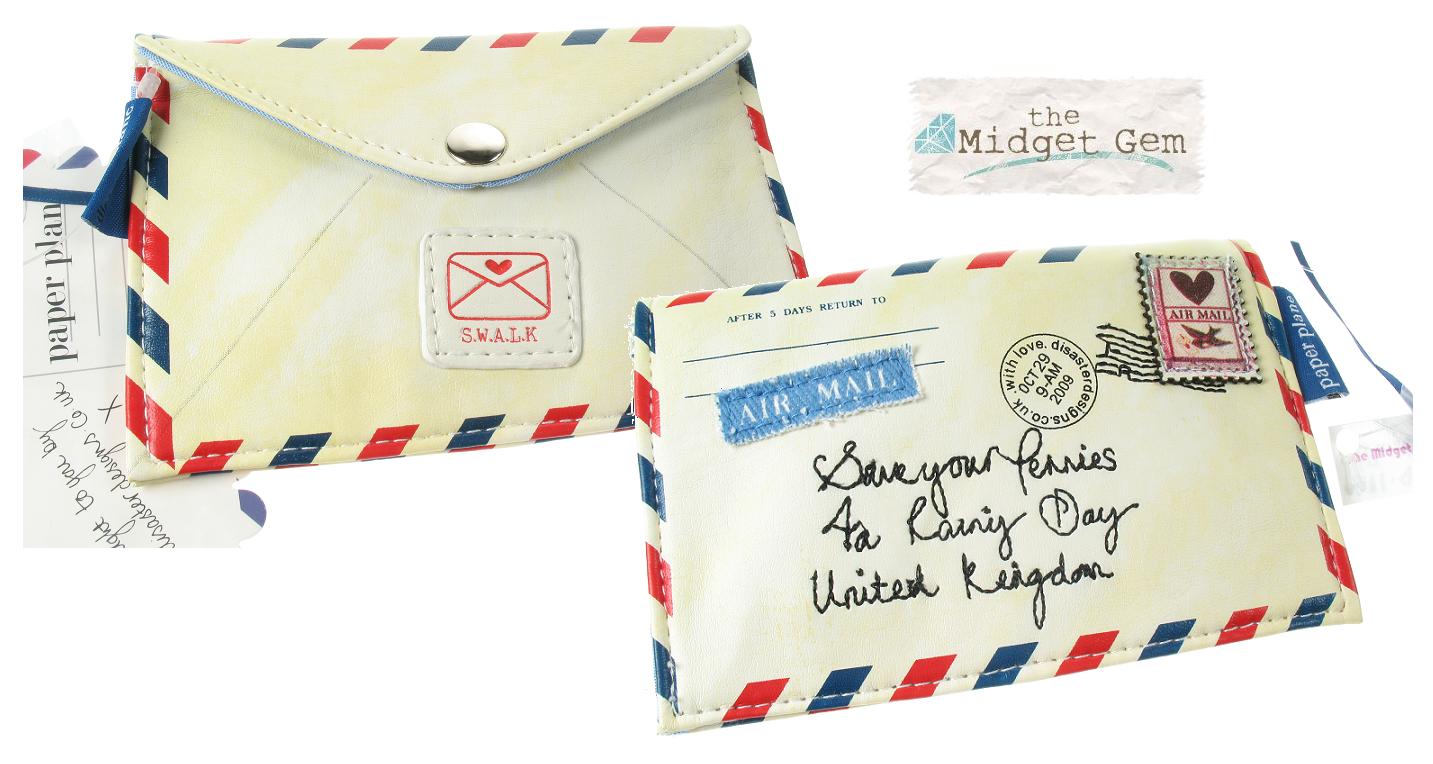 'Paper Plane' Save Your Pennies Purse