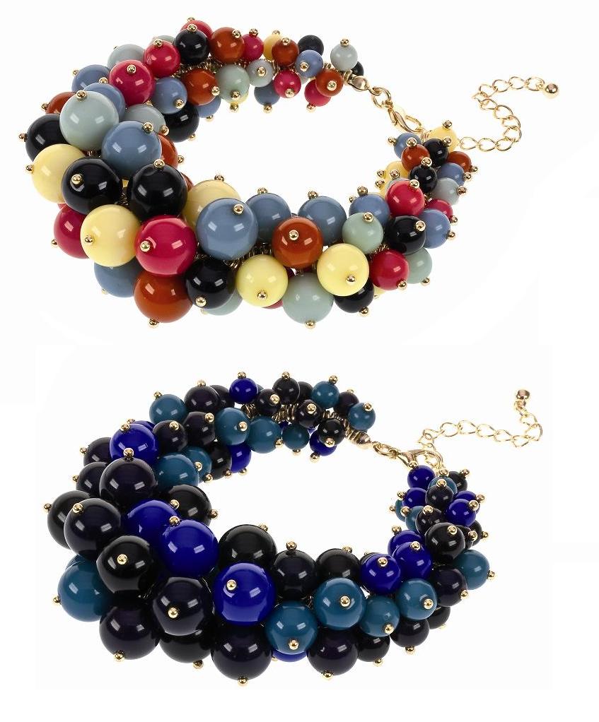 FCUK Beaded Cluster Bracelet