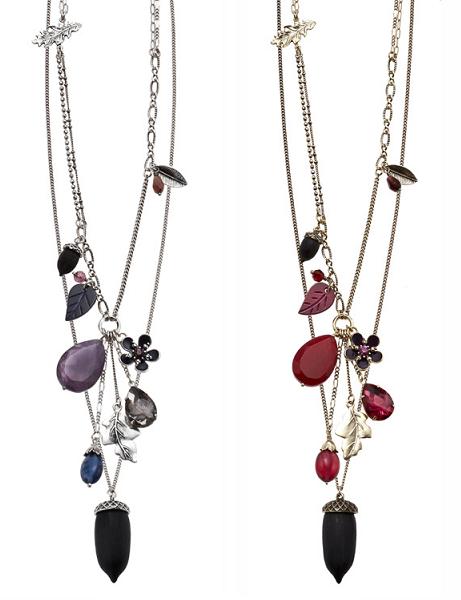 Bohm Autumn Woodland Double Acorn Necklaces