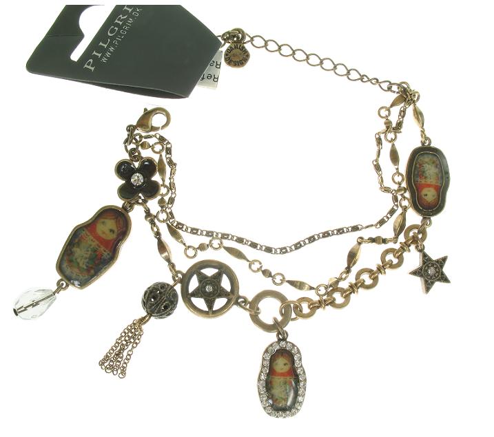 PILGRIM Babushka Russian Doll Bracelet