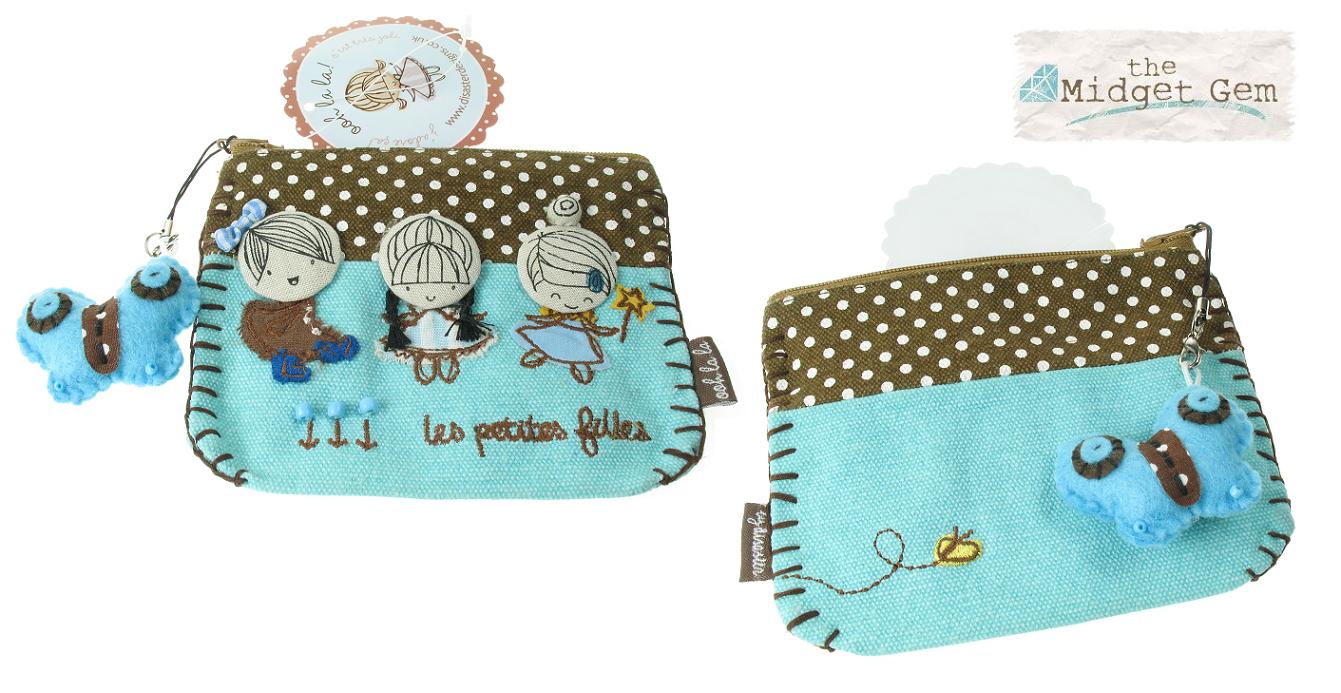 'Les petites filles'  Ooh La La Zip Purse