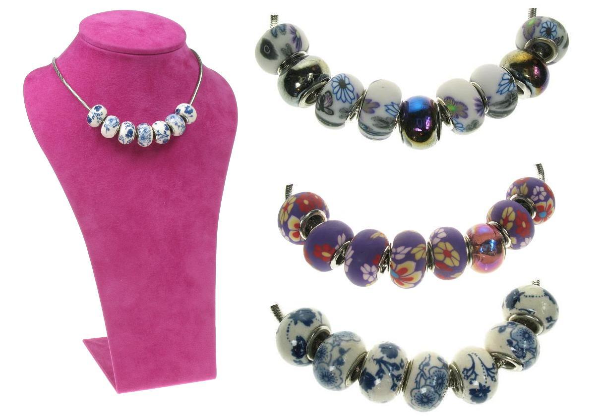 Handcrafted Charm Bead Necklace