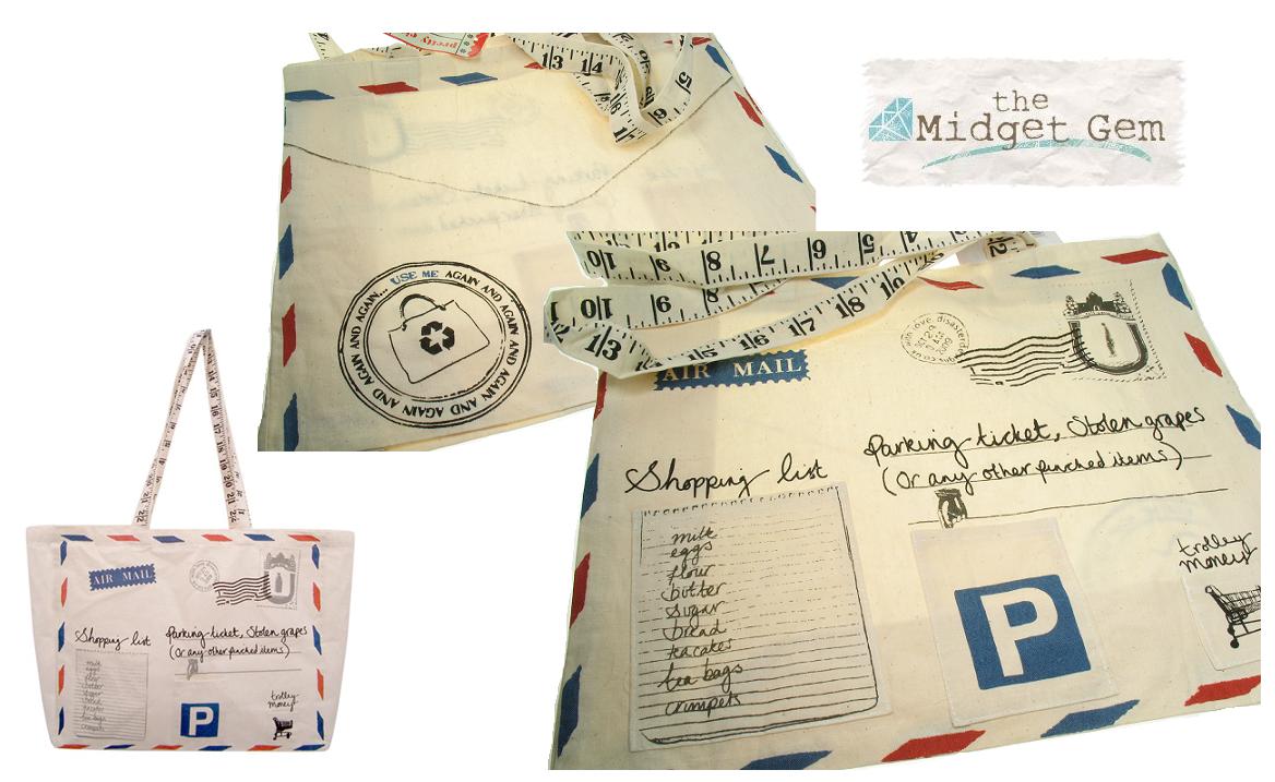 Paper Plane Envelope Shopper Shopping Bag