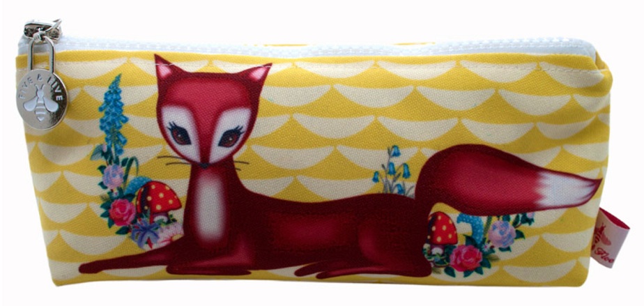 Foxy Pencil Case - Five & Five Vintage