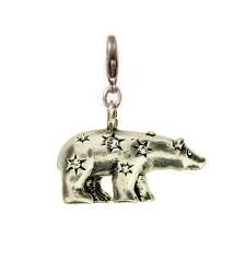 A & C Polar Bear 'Winter Dream' Charm Silver Plate