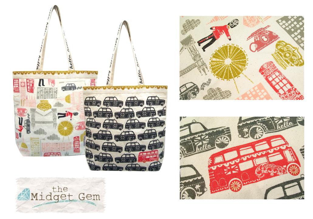 Pretty City London Themed Shopper Shopping bag