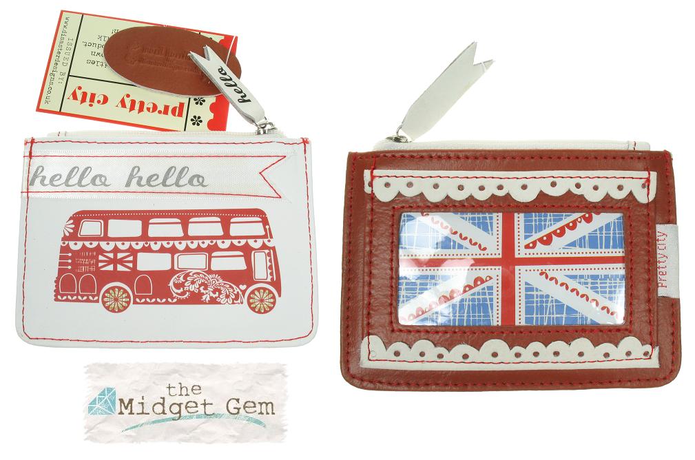 'Pretty City' Small Leather London Purse