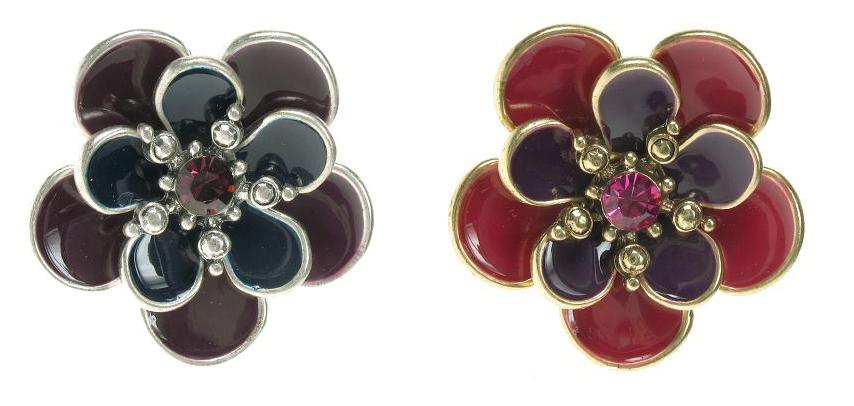 Bohm Autumn Woodland Flower Adjustable Ring
