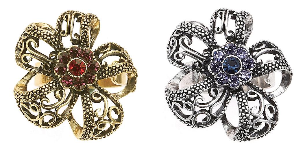 The Bohm Wild Flower Adjustable Ring