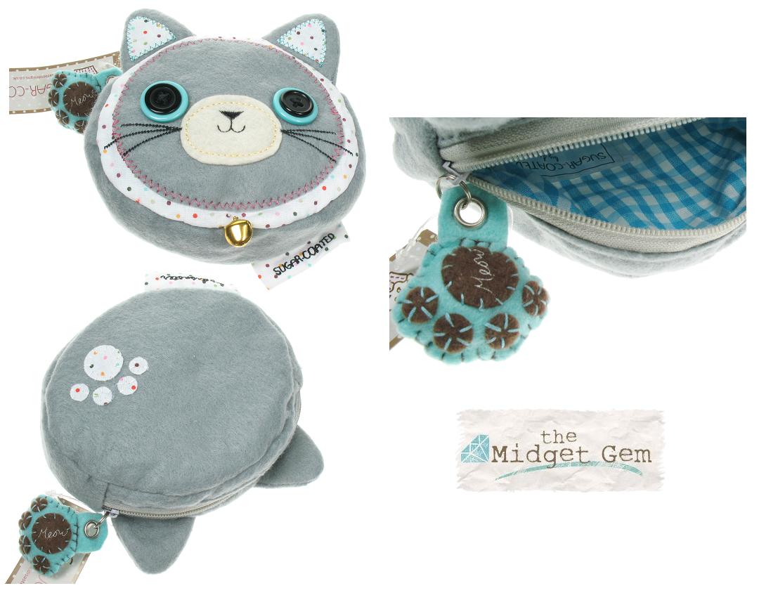 'Sugar Coated' Kitty Cat Zip Purrrrse... Purse