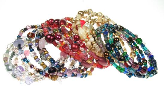 PINK Memory Wrap Bracelets