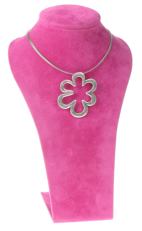 The Bohm Blossom Pendant Necklace - Silver Plate