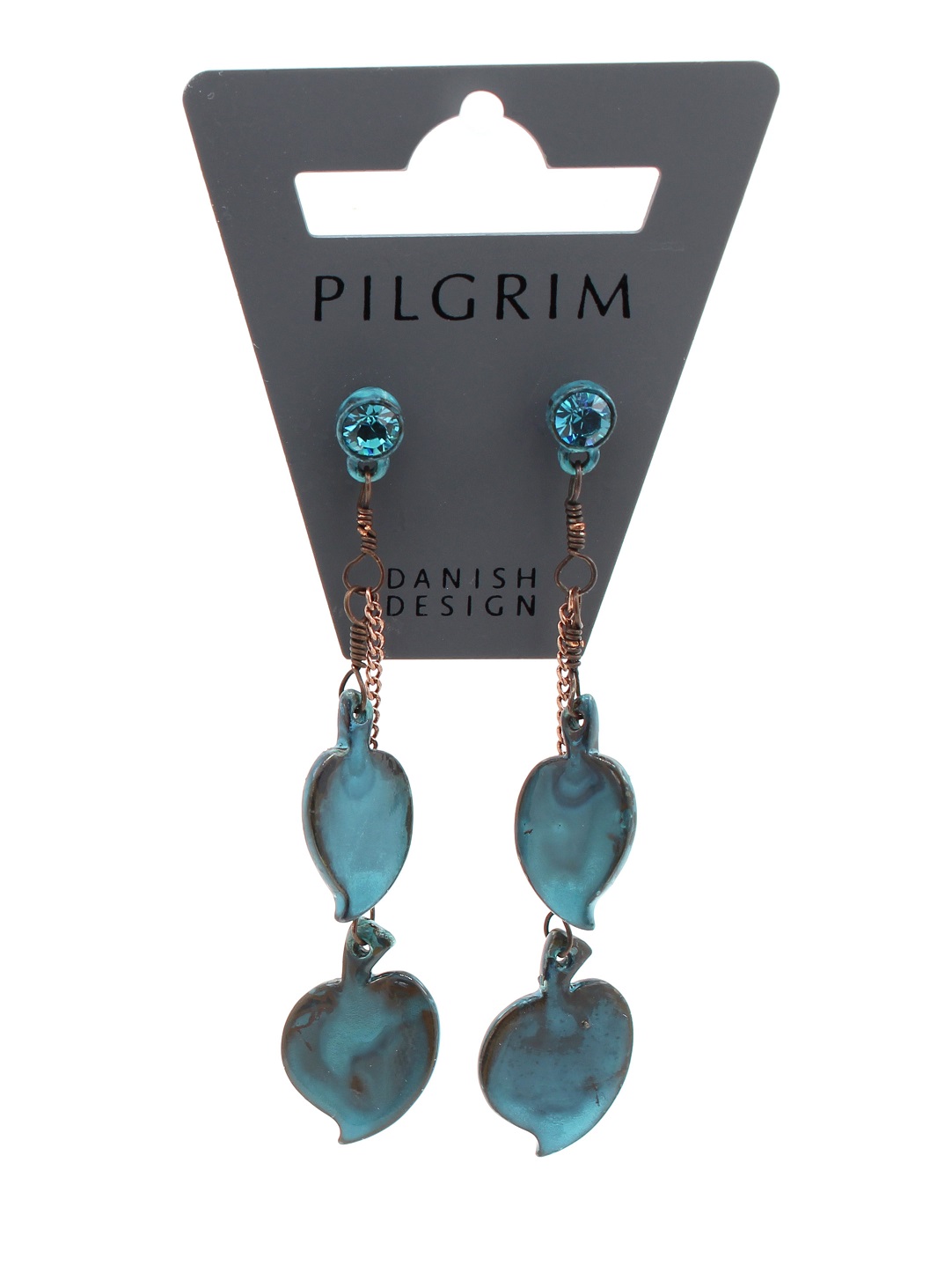 PILGRIM - Patina - Earrings Style 2 - Fired Blue/Copper BNWT