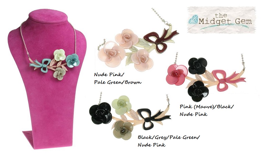 BIG BABY Posy Of Roses Necklace