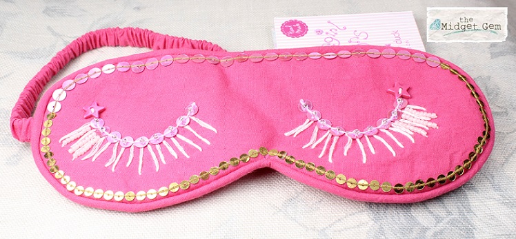 Bombay Duck - Hand Embroidered Eye Mask by 'Buttongirl' - BNWT
